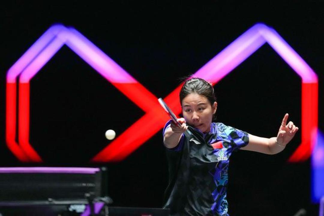 陈幸同4比0完胜黑马梅谢芙 挺进澳门冠军赛四强将战张本美和