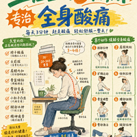 工位上做这8个动作，专治打工人肩颈酸痛，赶紧用起来真香！