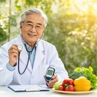 81岁糖尿病专家空腹血糖稳在5,5-0-0-1-1-1法则控糖不用挨饿