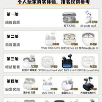 全价位入耳耳机音质段位榜｜选购对照参考