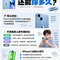 iPhone13还能撑多久?实话一次性说清楚💡
