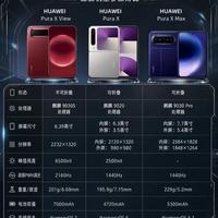 华为Pura X系列三款机型对比｜分清差异再入手