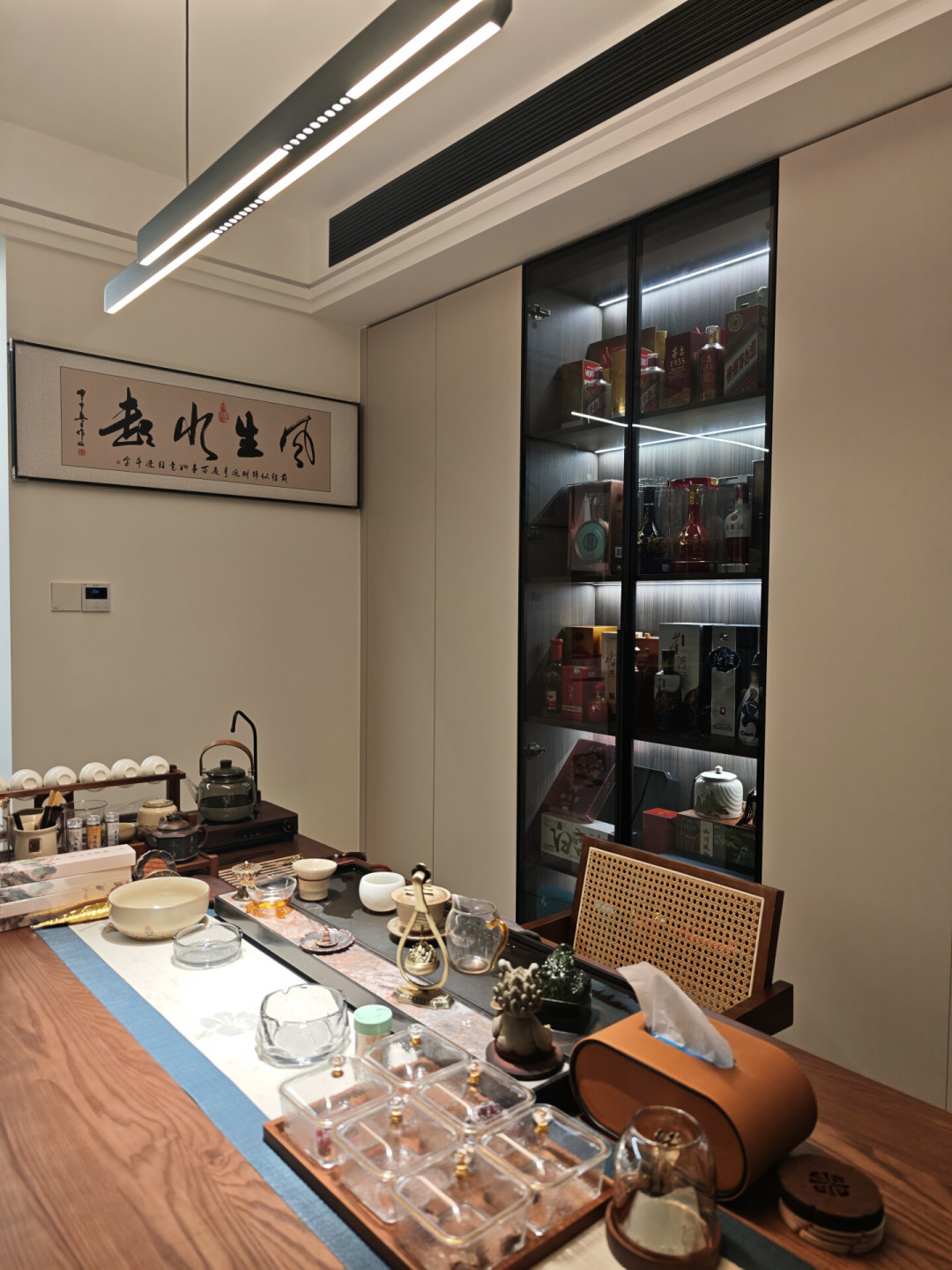 距中秋12天，茶桌的