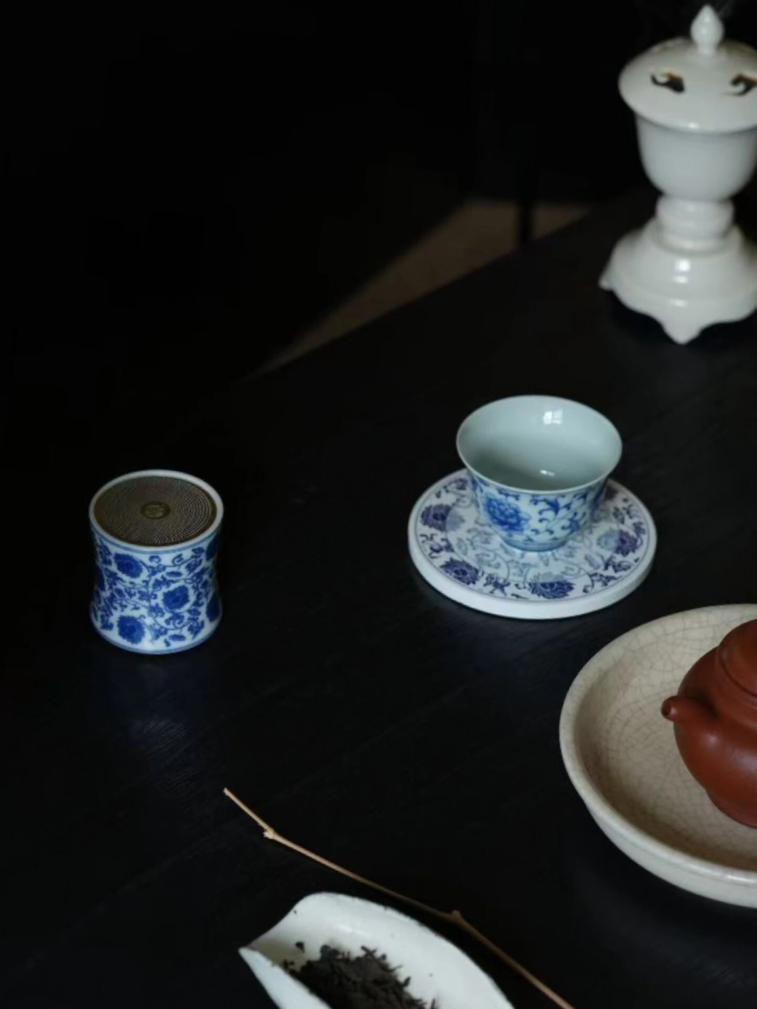 距中秋12天，茶桌的