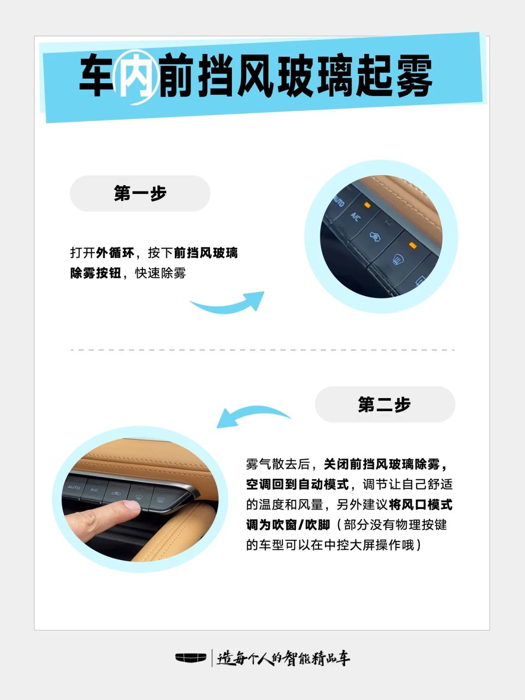 「先拿纸巾擦」党和「猛按除雾键」党,都没先看雾在哪一面:入秋油车玻璃起雾,先用一根手指分个诊,再对完这4笔账