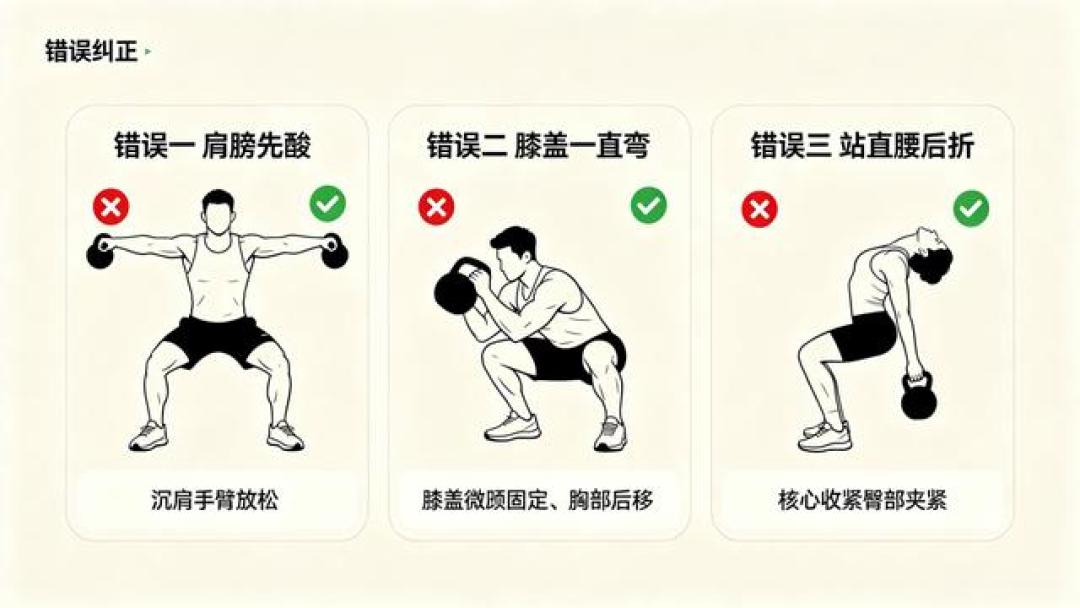 壶铃摇摆,摆到髋还是摆到胸?三类老师口径全不同:没人教错,错的是还不知道自己要什么的人