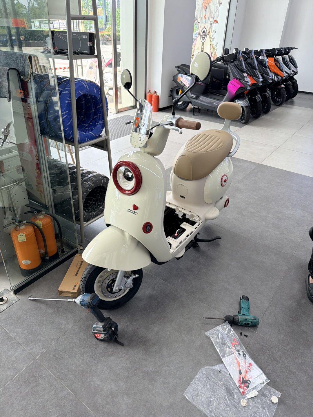 门店横幅上的