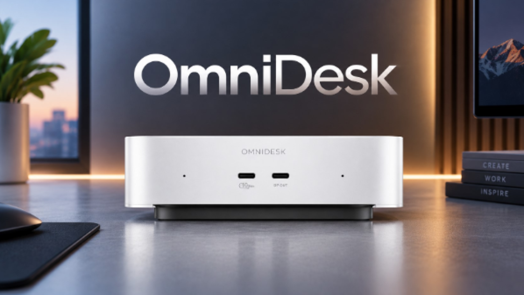 惠普推出OmniDesk Mini迷你主机:仅0.8升L 支持四台4K显示器