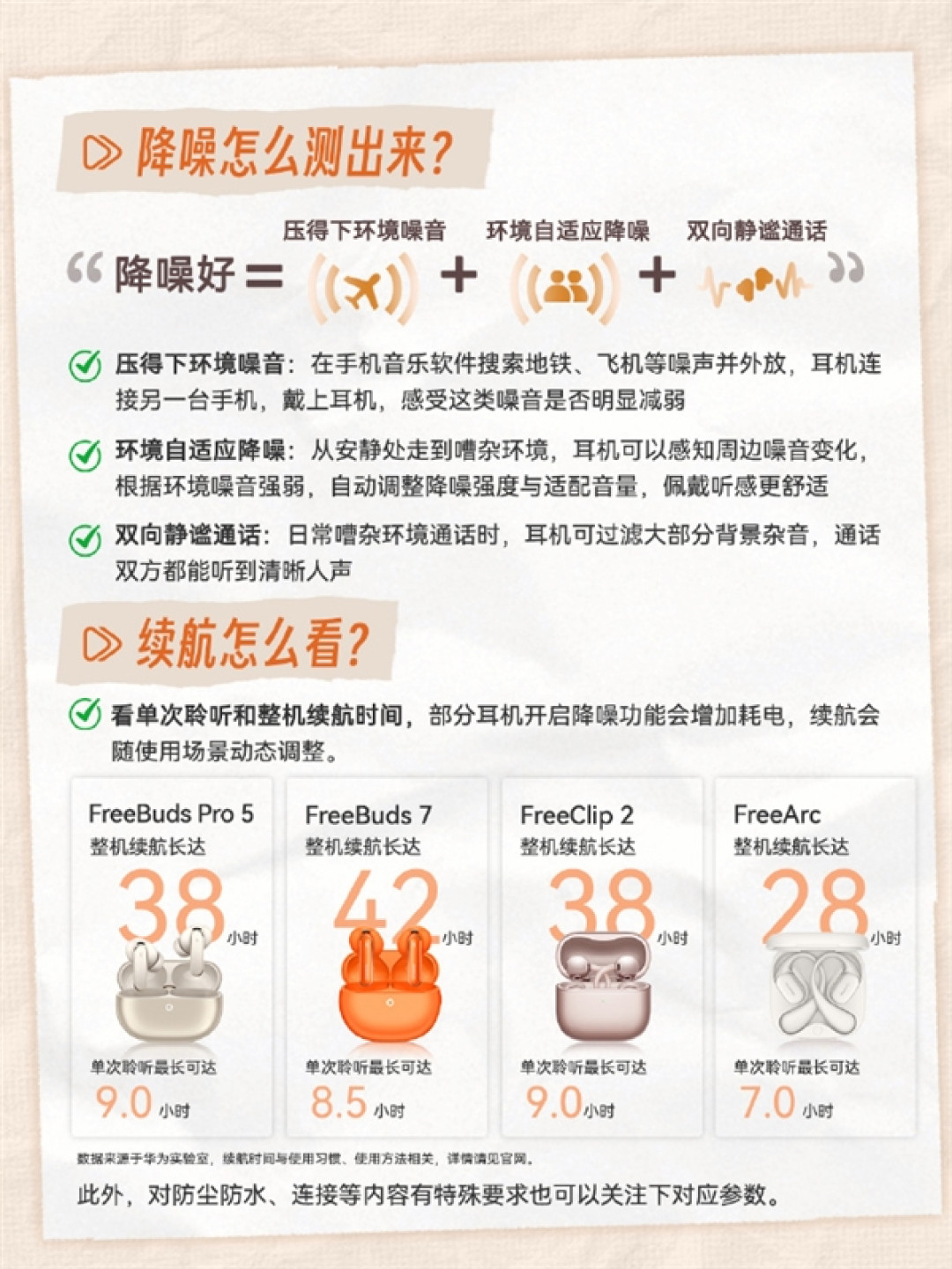 余承东公布无线耳机选购指南：第一步先别管音质、降噪、续航