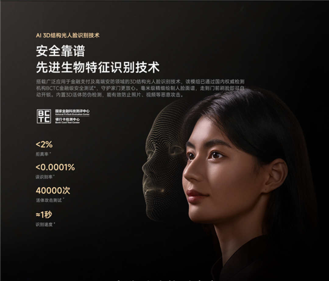 3699元!小米智能门锁5 Max开启预售:搭AI大模型、门内提供大屏 支持UWB无感开锁