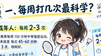 每周打几次羽毛球最科学？🏸 别天天打！（附避伤指南）