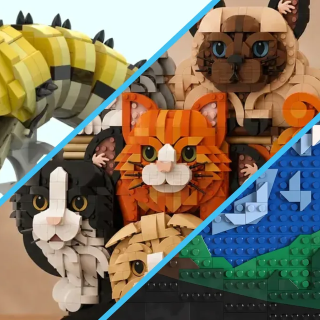 巨蛇、萌猫……乐高Ideas新一轮评审刚开始，就已经佳作迭出！