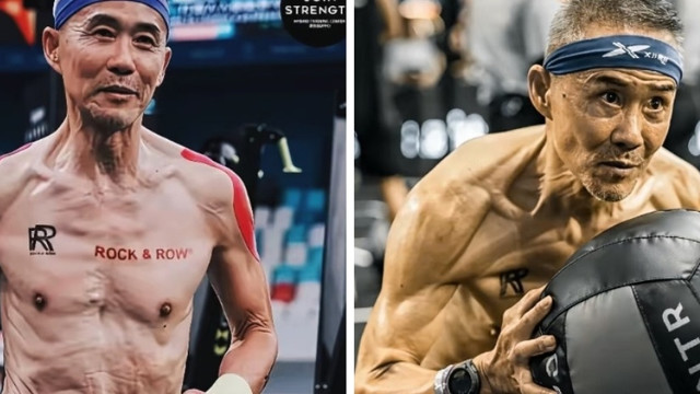 75岁王石HYROX小组第四！中年男人自己动手练体能