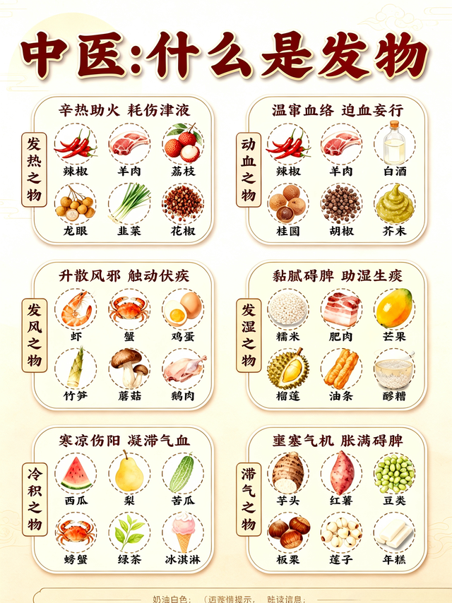 中医：什么是发物✨