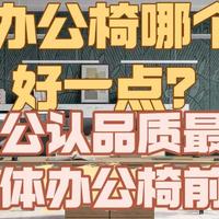 人体办公椅哪个牌子好一点？全网公认品质最好的人体办公椅前十