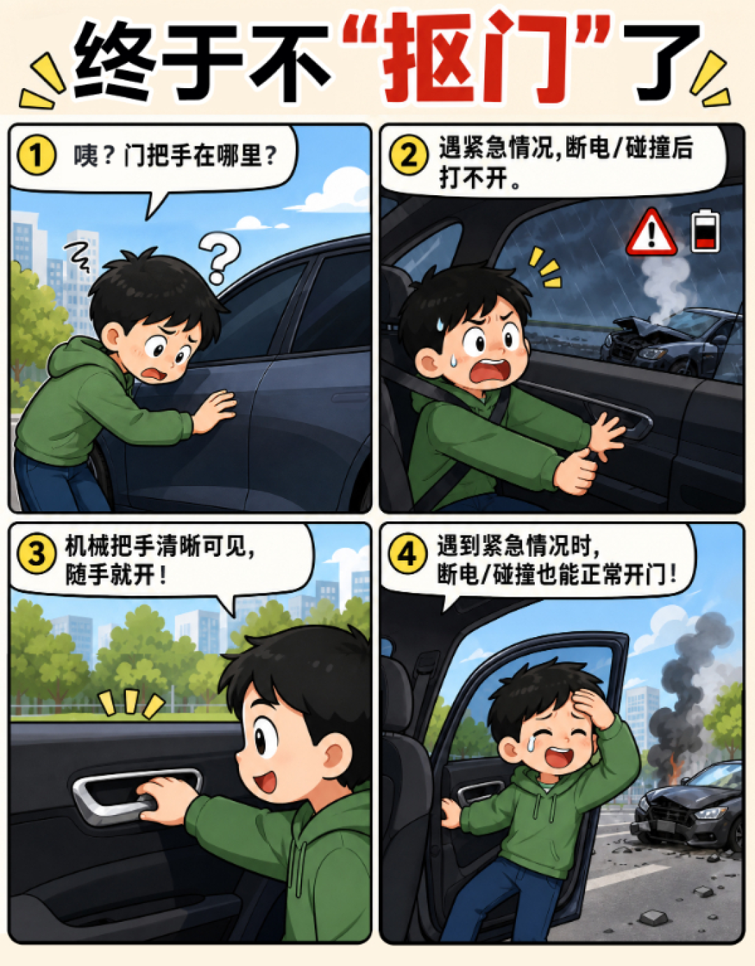 网友私信刷屏问“你们的车符合新国标吗”:电池“不起火不爆炸”已强制执行、隐藏式把手三年退场——我核完两项强制国标的五个时间节点、427.6万辆召回和车企提前达标动作——金九银十下订前,先分清“新国标车”和“旧标准库存”