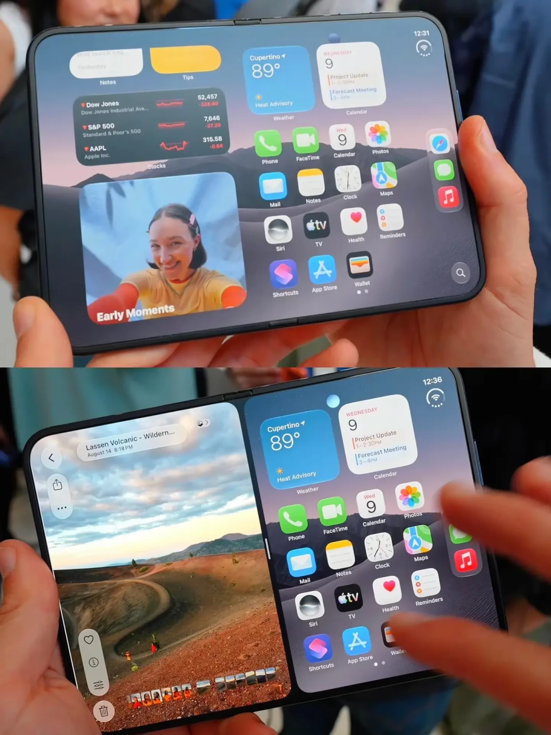 iPhone Duo 还有一个月才开抢,黄牛已喊到19999:折痕靠雾面玻璃