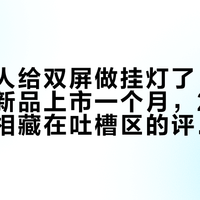 终于有人给双屏做挂灯了：明基十周年新品上市一个月，2000元的真相藏在吐槽区的评论里