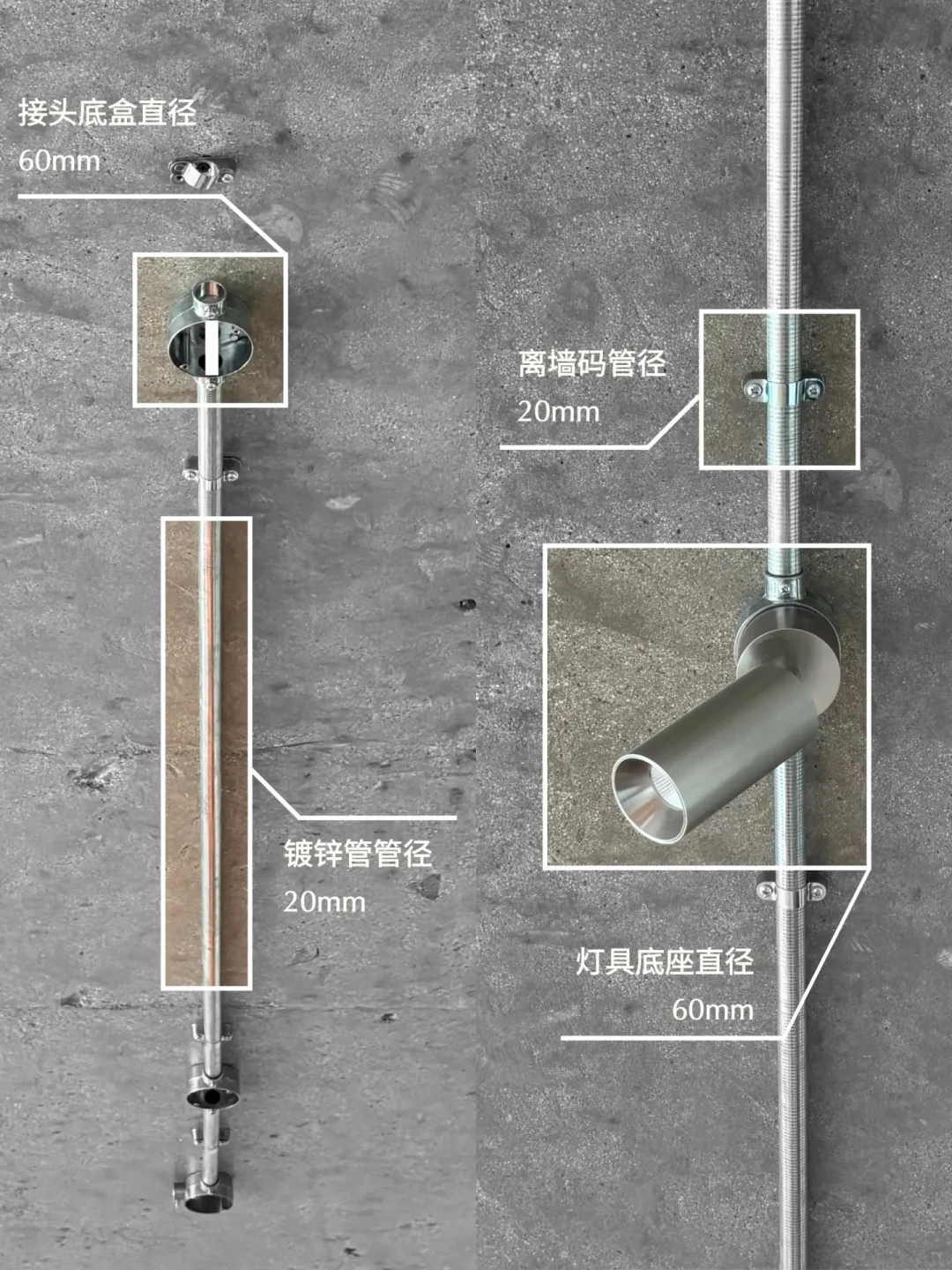 管子一米最多30块,人工90一平,底盒返工300:对完全网明装镀锌管账单,工业风先倒的不是管子,是「直」