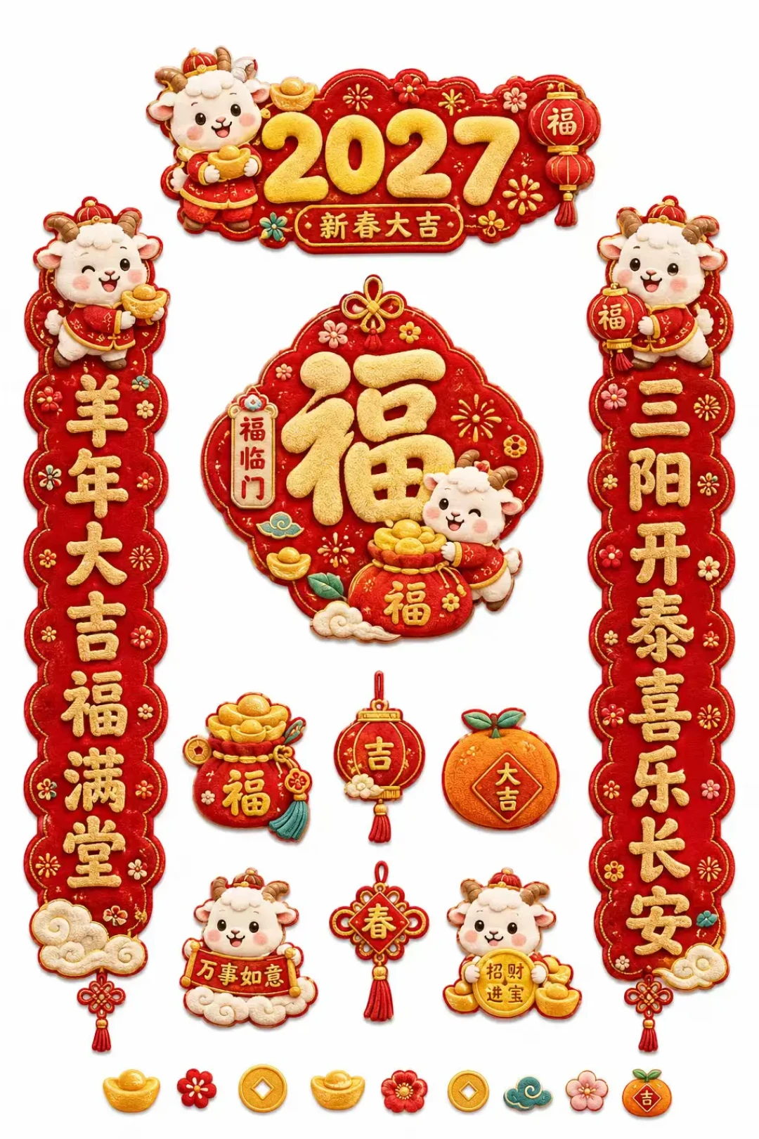 羊年对联打样潮开锣:想上磁吸春联,先花10秒测试你家大门