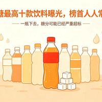 一瓶就超标！含糖饮料的糖分真相，正在偷走你的健康