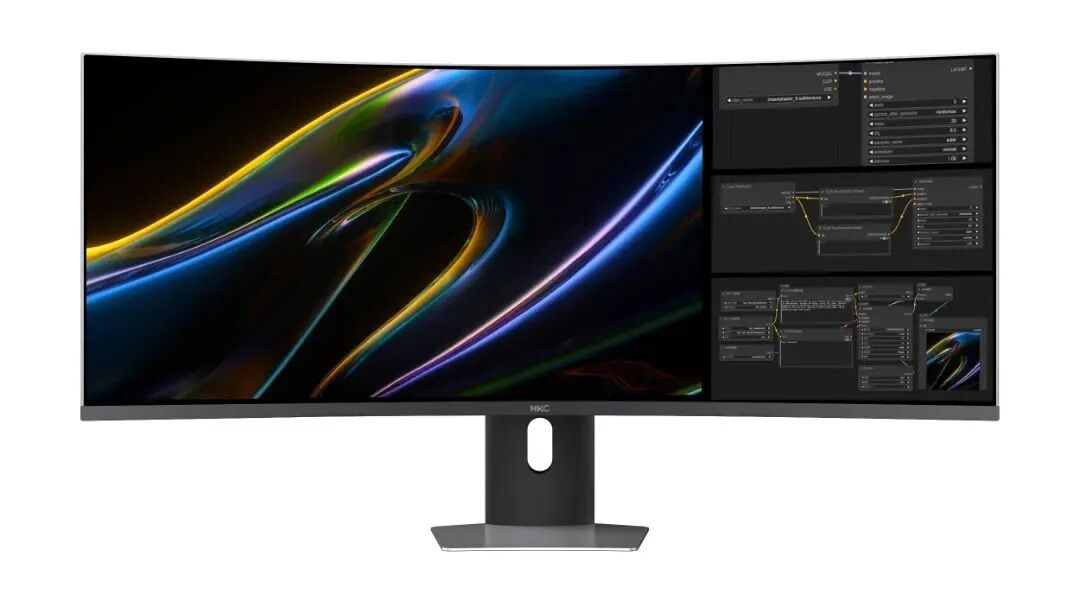 全球首款24:9宽高比，HKC推出43.8英寸4K超宽显示器，