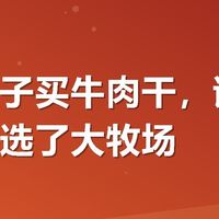 在宽巷子买牛肉干，试了一圈还是选了大牧场