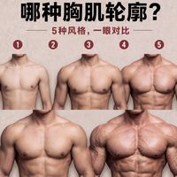 一图看懂5种胸肌轮廓，哪款才是男生理想胸型？