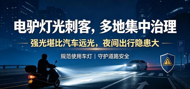 多地交管动手了，电动车灯不是想改就改，手把手教你合规升级不踩坑