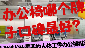 办公椅哪个牌子口碑最好？十款性价比最高的人体工学办公椅推荐