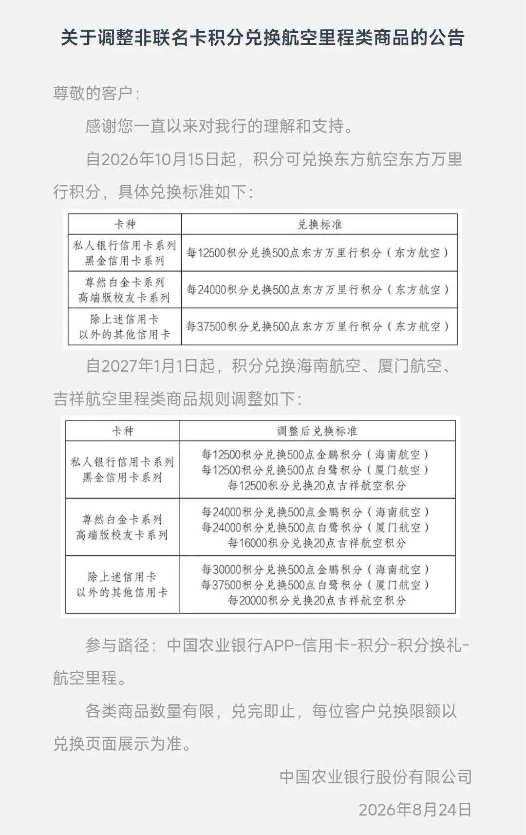 餐饮积分支付关闭、打车抵扣50%砍到20%:银行这波积分新规生效前,先把这三本账翻明白