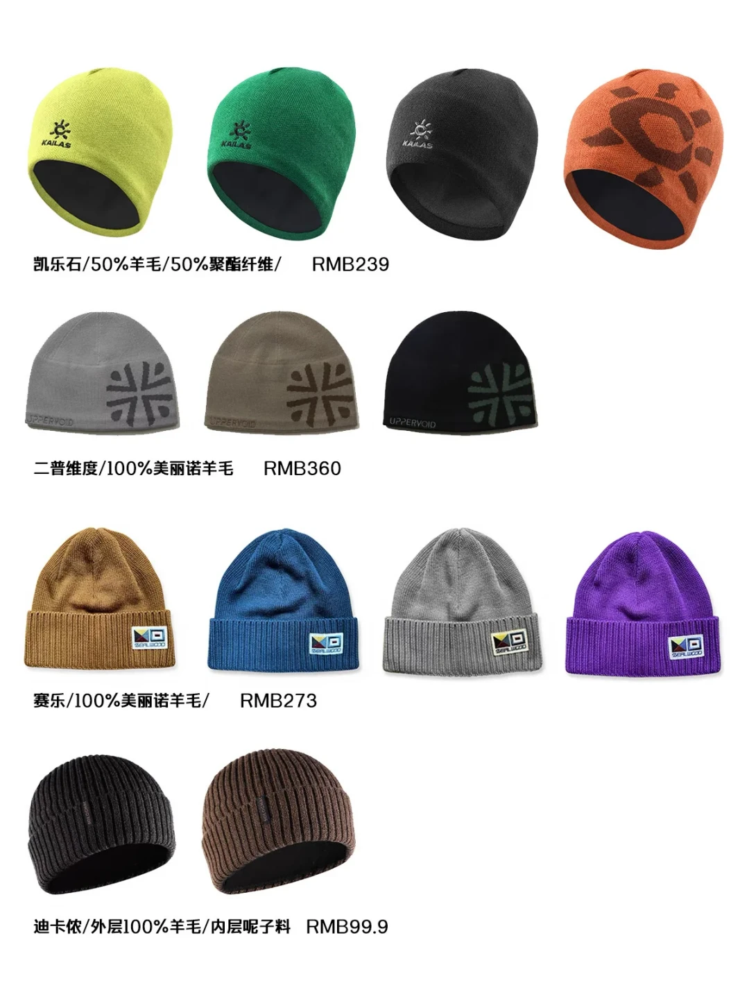 清单最后3行是垭口最先崩的一层：对完帽手套围脖的实测帖和14.9到549价带，国庆入山这件