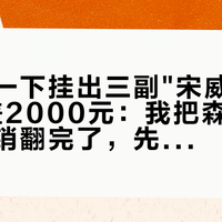 京东页一下挂出三副"宋威龙同款"，价差2000元：我把森海塞尔这波营销翻完了，先看你手机再谈音质