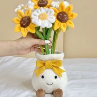 向日葵花束毛绒玩偶🌻生日毕业氛围感礼物