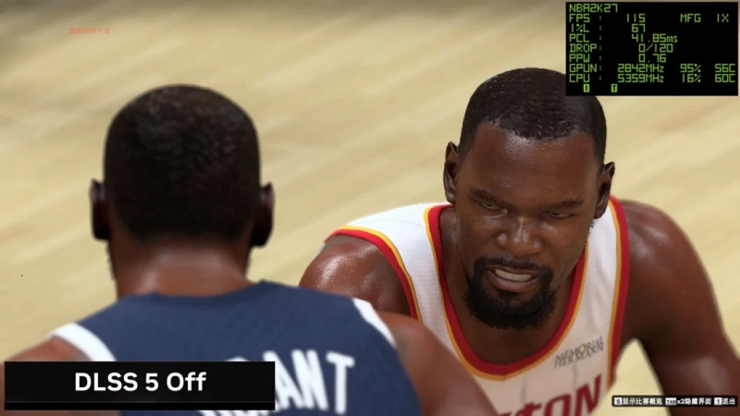 想玩DLSS 5游戏该怎么选显卡!影驰主流RTX 50系显卡《NBA 2K27》全面测试