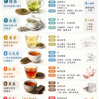 建议存下！7 大茶类茶性对照表，不要再盲目喝茶了