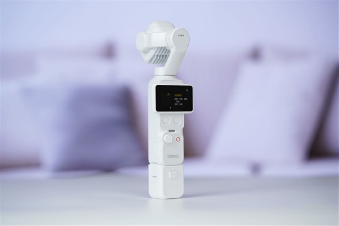口袋电影机！大疆DJI OSMO POCKET 4P云台相机白色版图赏