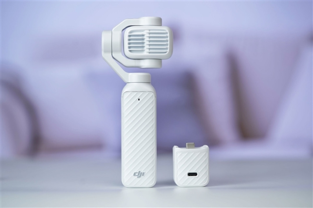 口袋电影机！大疆DJI OSMO POCKET 4P云台相机白色版图赏
