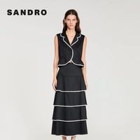 新品首降✨SANDRO法式棉感马甲！温柔显贵巨显瘦🎀