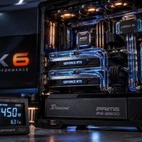 瞬时功耗1450W！31万元双路RTX 5090主机首测：2200W电源才够用