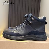 Clarks 男款高帮工装靴