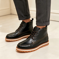Clarks 男款高帮工装靴