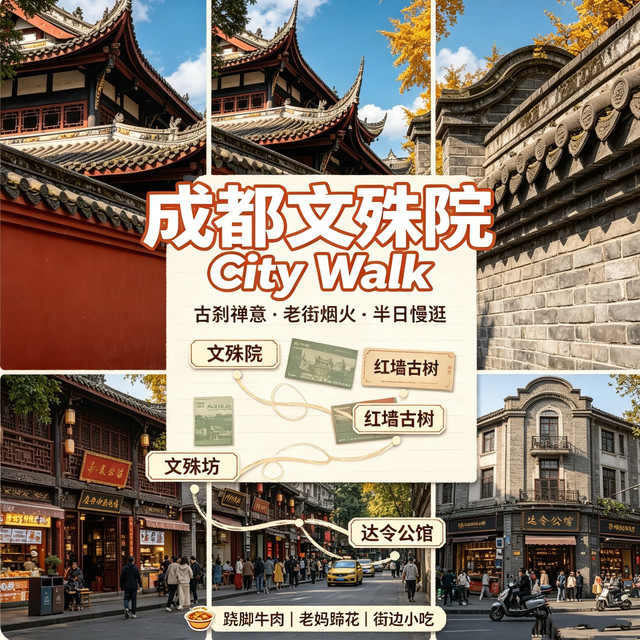成都文殊院 City Walk｜半日慢逛指南