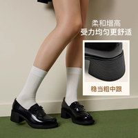 蝴蝶结厚底乐福鞋,上脚直接被这股学院复古感拿捏👞!