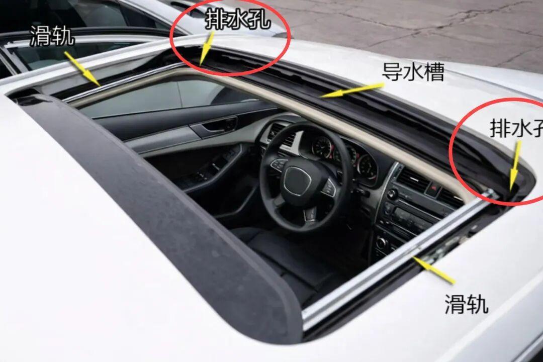 门店说漏水九成是孔堵、最高赞评论说接头脱落才是元凶、认命车主说满5年直接换:对完12份真实账单、4套“通还是换”口径和6起“越修越糟”实录,雨季尾巴和国庆自驾前我把天窗排水管拆成三本账