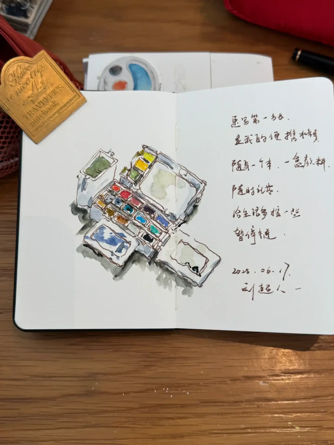 在Moleskine上画画，一半人喊皱一半人喊神：翻完速写圈的32条回复，我把165g的本和70g的本分开算了
