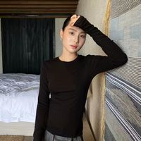 秋冬本命内搭✨PURITY 藏蓝中领打底衫