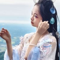 十二深衣・汐幔｜一袭蓝白仙袂，赴一场山水古意之约