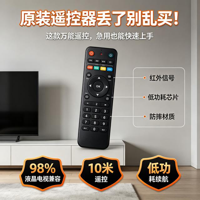 原装遥控器丢了别乱买！这款万能遥控解了我家的燃眉之急