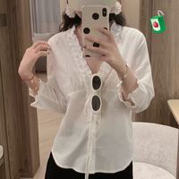 秋冬内搭本命白衬衫🤍Emilyying 这件太懂甜妹